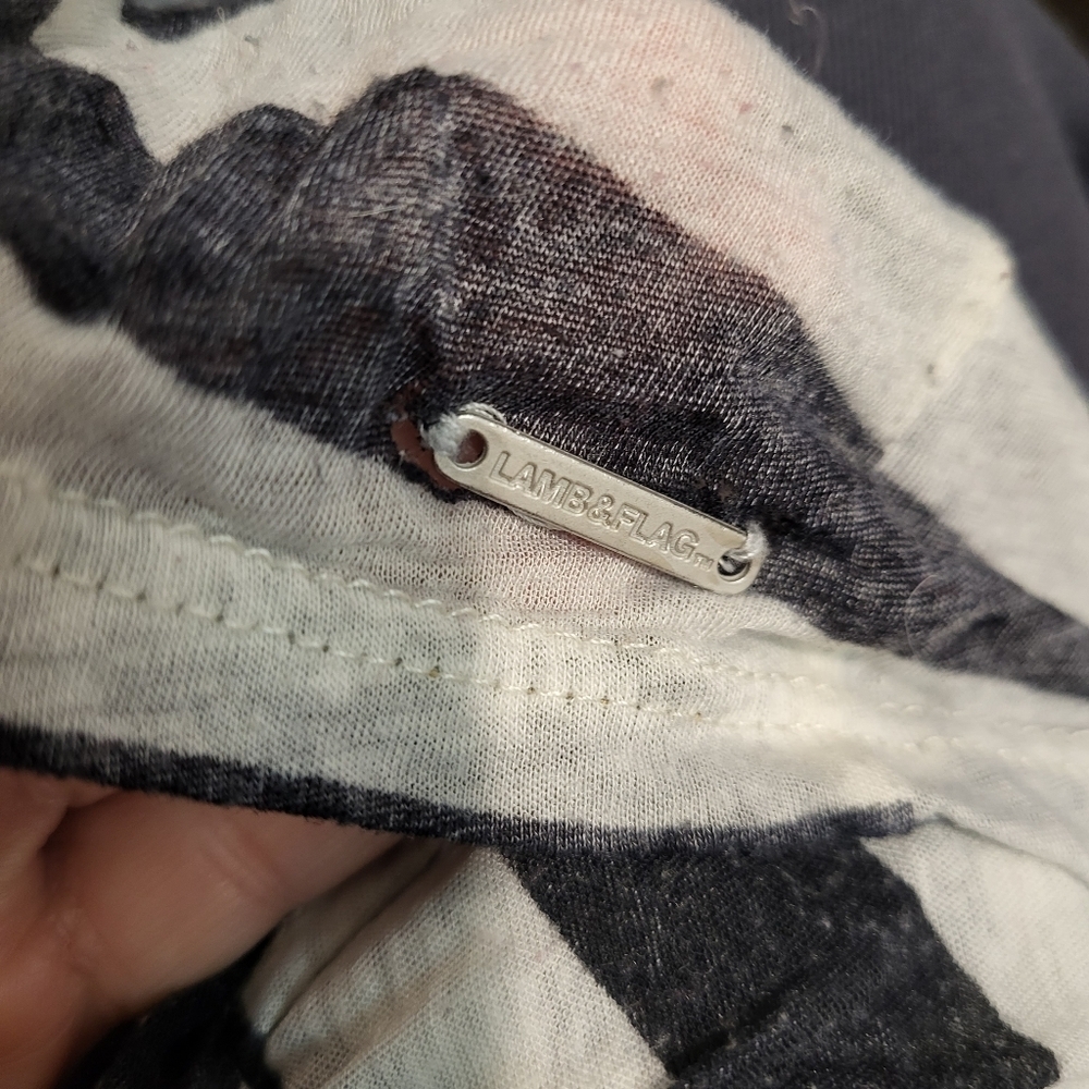 Lamb&Flag black and white striped shirt - Picture 5 of 5